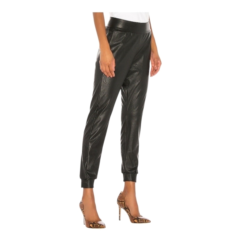 Commando Faux Leather Jogger - SLG45 Black Size Large - Picture 2 of 9